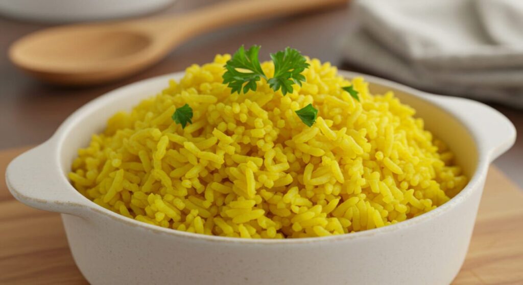arroz com açafrão